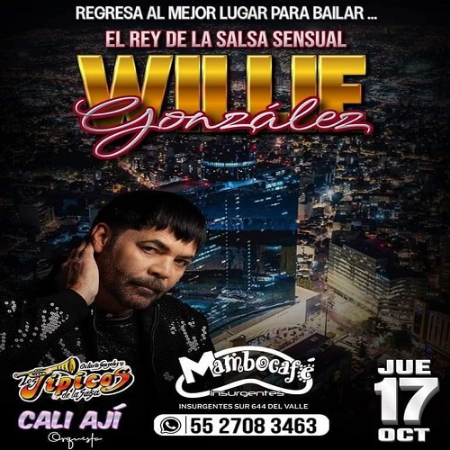 WILLIE GONZALEZ EN EL MAMBO CAFE