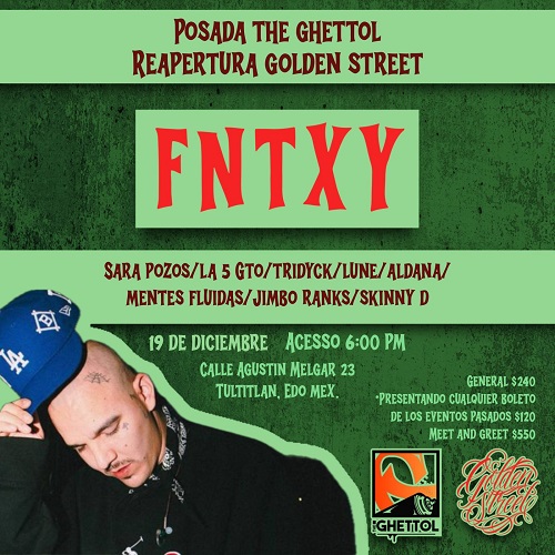 POSADA THE GHETTOL REAPERTURA GOLDEN STREET