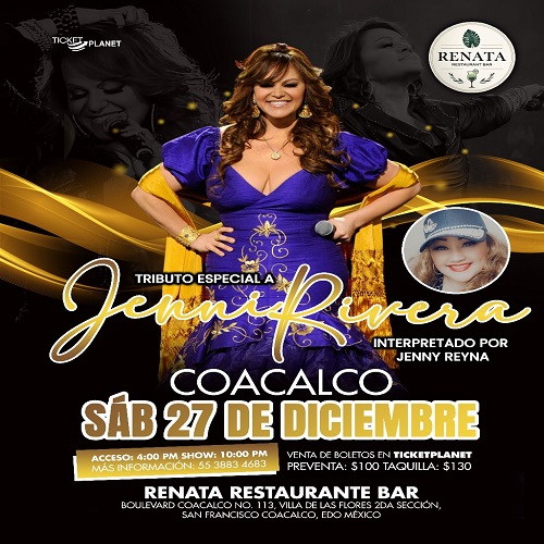 TRIBUTO A JENNI RIVERA EN COACALCO