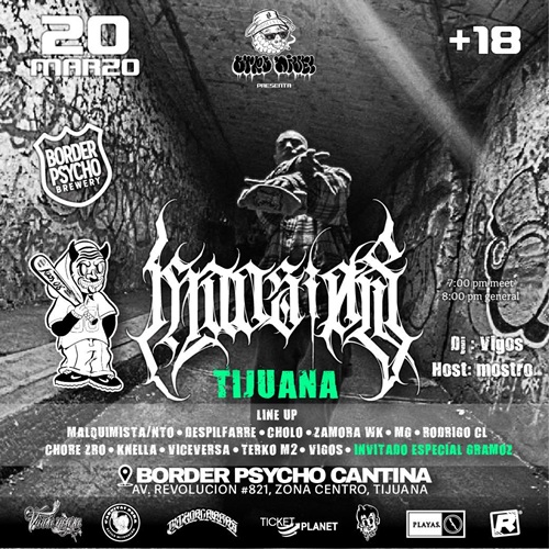 TIEMPOS VIOLENTOS TOUR TIJUANA